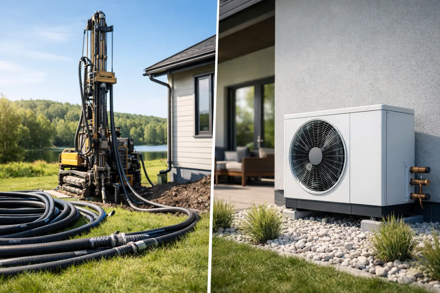 Du visar för närvarande Bergvärme eller luft vattenvärmepump?
