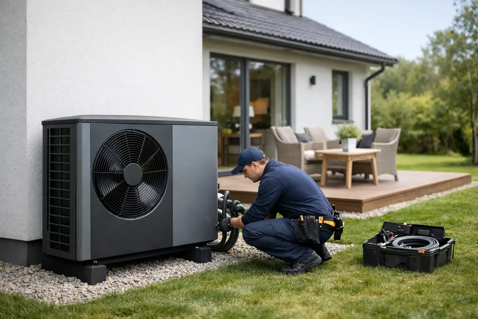 Läs mer om artikeln Installera luft vattenvärmepump i villa