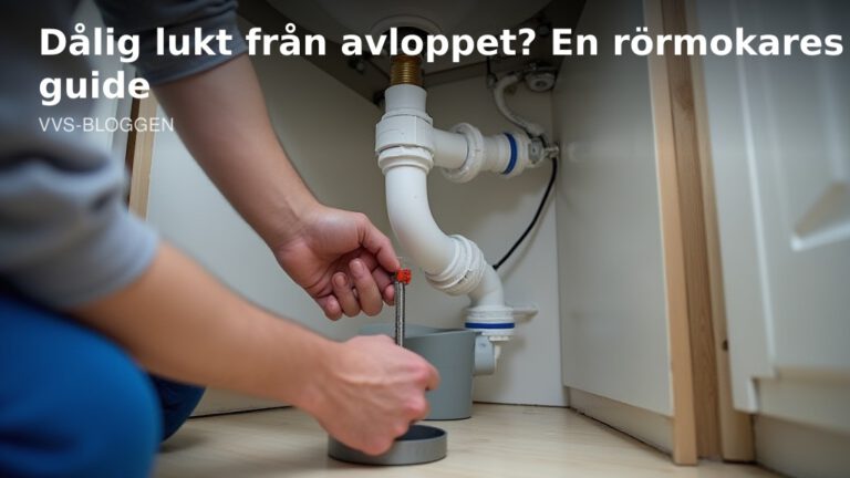 Läs mer om artikeln Dålig lukt från avloppet? En rörmokares guide till orsak och lösning