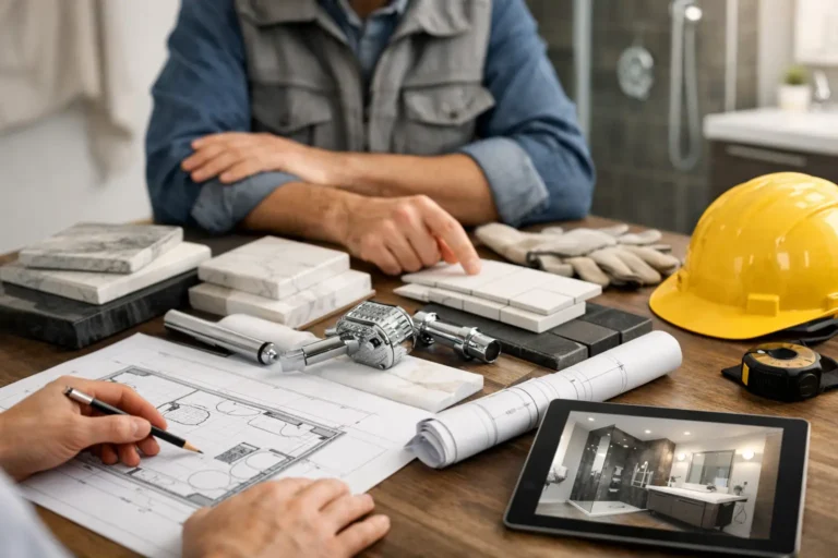 Läs mer om artikeln Planera badrumsrenovering med totalentreprenad
